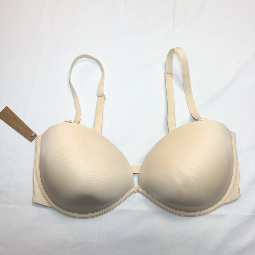 Skims Multi-Way Plunge Bra 40DDDD Underwire Sand Beige Convertible ST-STP-5942W